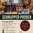 Schnupper-Proben 7. und 14. September 2026